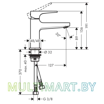 Смеситель Hansgrohe Metropol 74500000 картинка 4
